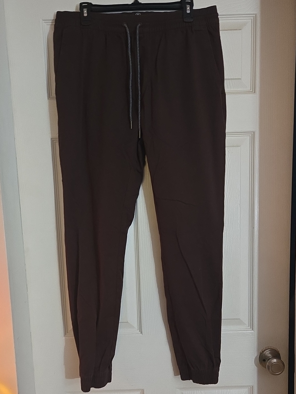 Volcom Brown Elastic Waist Jogger Lounge Pants - Men's Xl